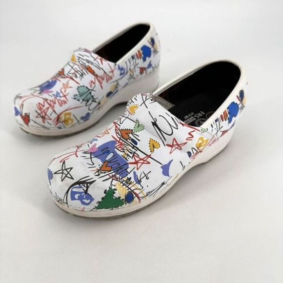 Skechers Women's SR‎ Candaba Slip Resistant Work Clog Shoes Multicolor Size 10 - Picture 2 of 10